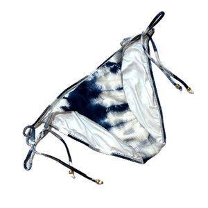 PILYQ | Tie Dye Women’s String Bikini Swimsuit Bottoms Only Size L